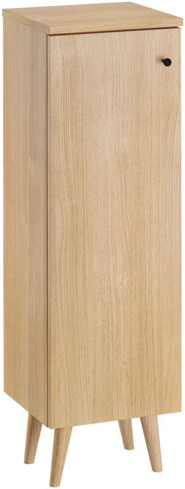 Halbhoher Badschrank Eiche Dekor Wandmontage oder stehend V-90.59-03HH Bild 1