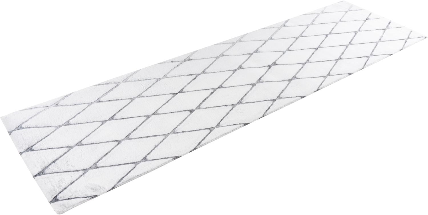 Vivica 225 Weiß / Anthrazit 80x250 Bild 1