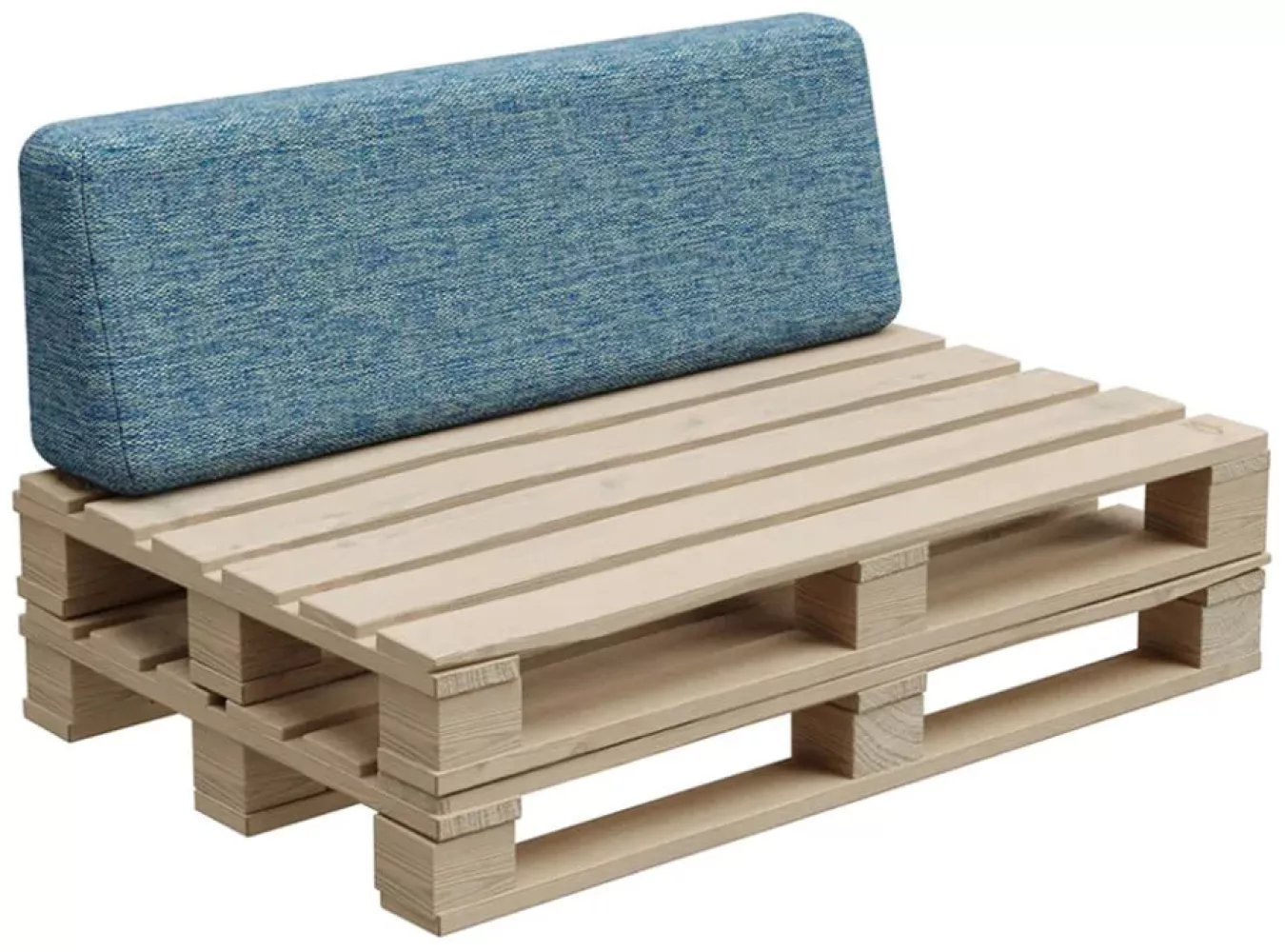 Gutekissen®, Palettenkissen, Palletenpolster, Gartenkissen, Palettenauflagen, Sofa, Kissen, Polster, Auflagen Indoor Outdoor PFBG (Rückenlehne 120x35, Maritim) Bild 1