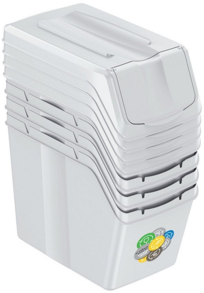 Keden Mülltrennsystem ISWB20S4-427C, Set Abfalltrennungsbehälter 4x20L Bild 1
