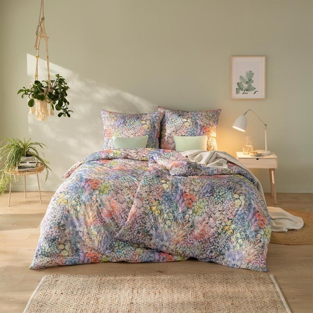 Estella Mako Interlock Jersey Bettwäsche Rosalie multicolor|140x200 cm + 70x90 cm Bild 1