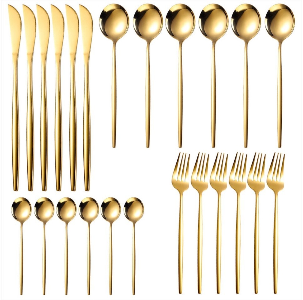 KEENZO Besteck-Set 48 Teilig Besteck Set für 12 Personen Spiegelpoliert Silverware Set (48-tlg), 12 Personen, Edelstahl Bild 1