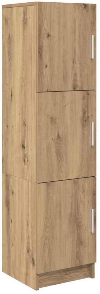 vidaXL Highboard Eiche handwerklich 31,5 x 32 x 124 cm Holzwerkstoff 869353 Bild 1