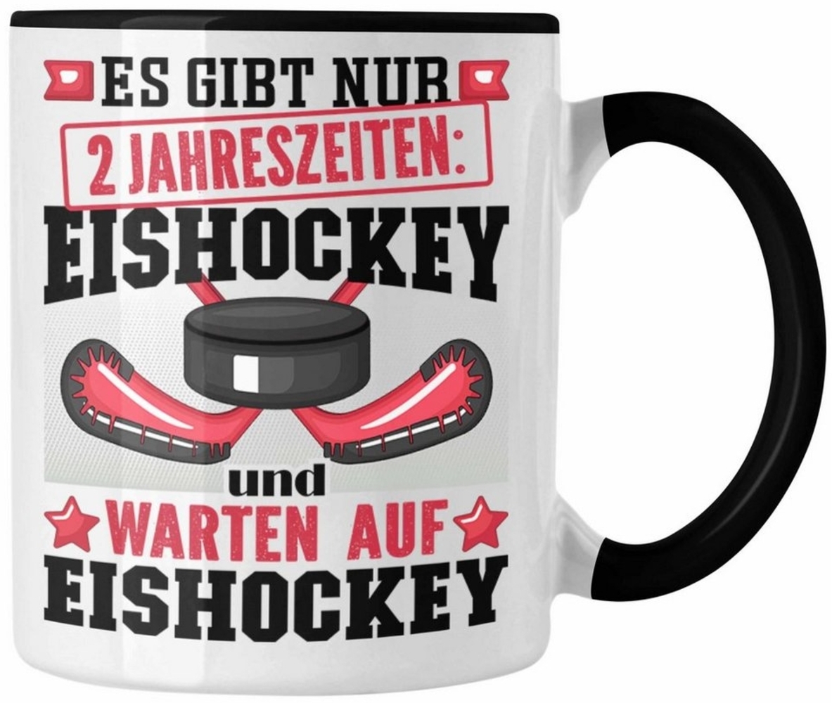 Trendation Tasse Eishockey Tasse Geschenk für Eishockey-Spieler Geschenkidee 2 Jahresze Bild 1