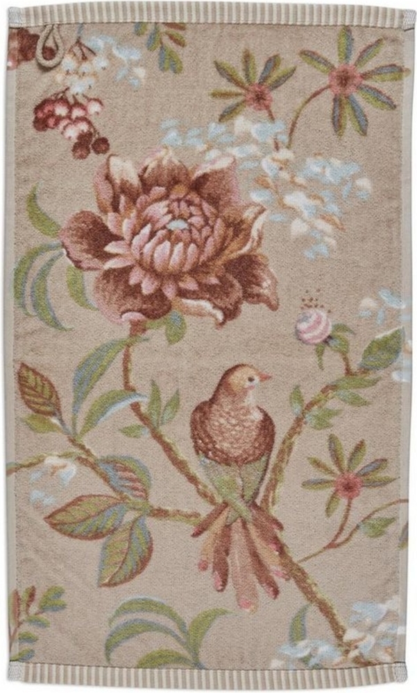 PiP Studio Gästehandtuch STUDIO Secret Garden Gästehandtuch khaki 30x50cm (1 Stück), Baumwolle (325853) Bild 1