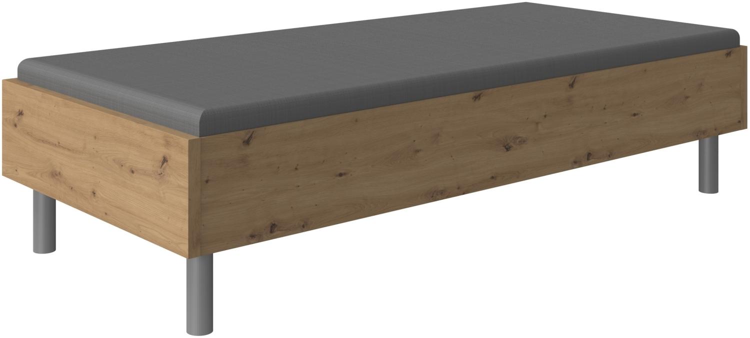 Bettgestell >Easy Beds< (BxHxT: 109x46x210 cm) in Artisan-Eiche Bild 1