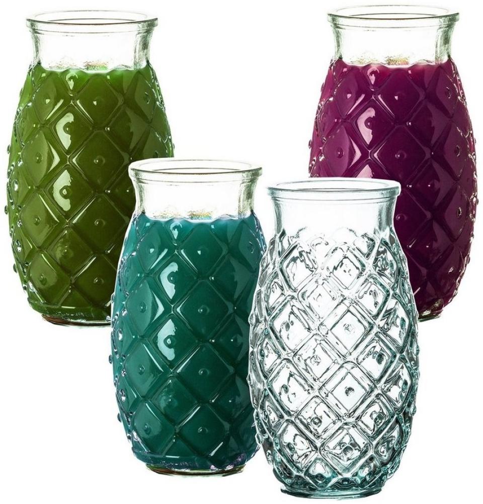 BigDean Cocktailglas set Trinkgläser im Ananas-Look 700 ml - Made in Spain, Recyceltes Glas Bild 1