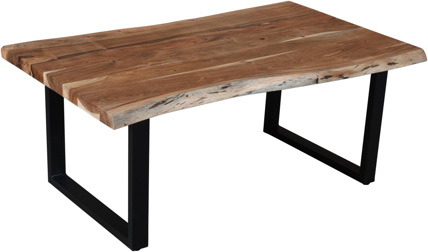 Couchtisch >Coffetable< in Akazie / schwarz - 110x45x65 (BxHxT) Bild 1