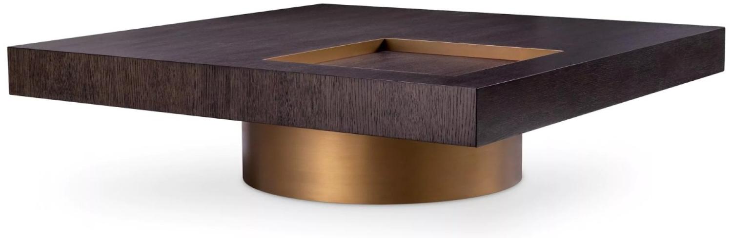 EICHHOLTZ Couchtisch Otus Square Brushed Brass Bild 1