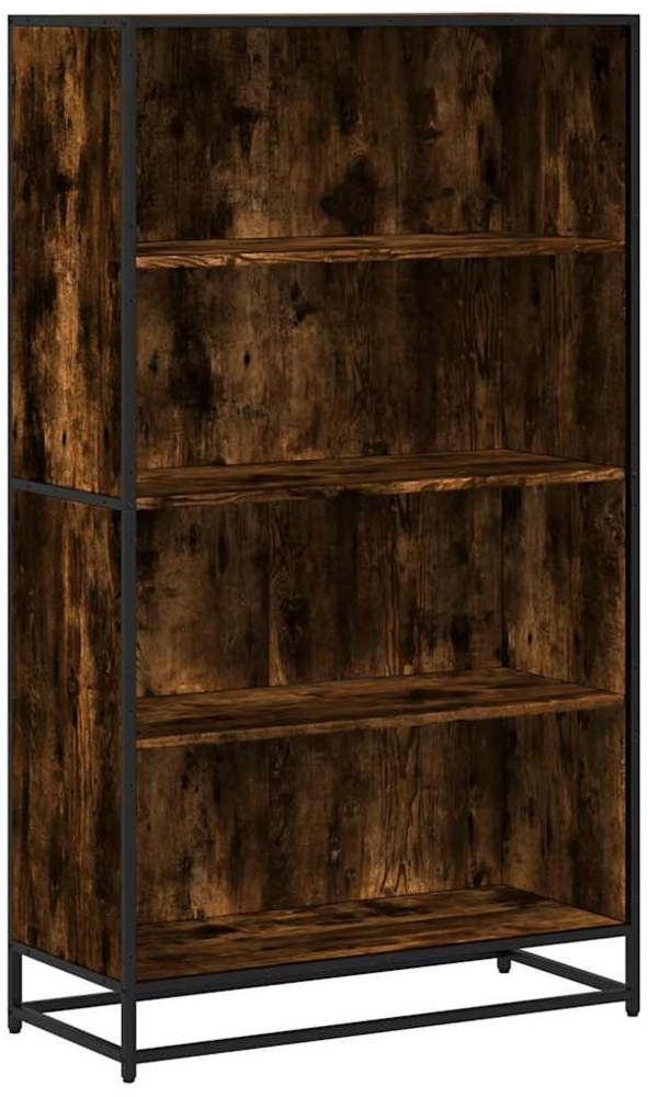 vidaXL Bücherregal Räuchereiche 80,5x35x139 cm Holzwerkstoff 3300847 Bild 1