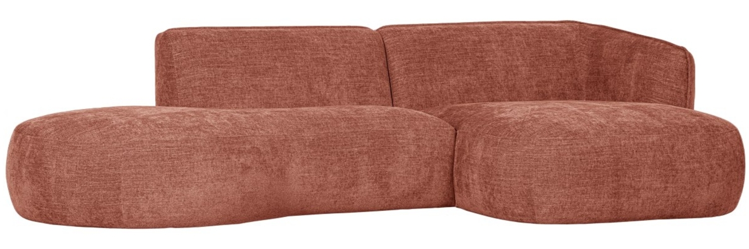 Ecksofa Polly aus Webstoff Rechts, Rosa Bild 1