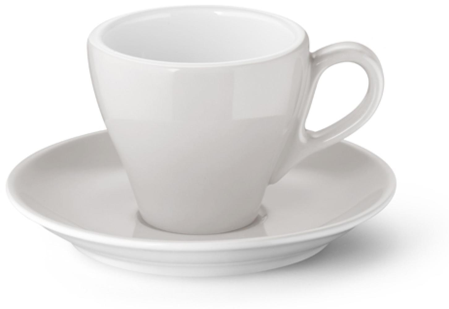 Espresso-Untertasse Classico Solid Color Pearl Dibbern Espressotasse - Mikrowelle geeignet, Spülmaschinenfest Bild 1