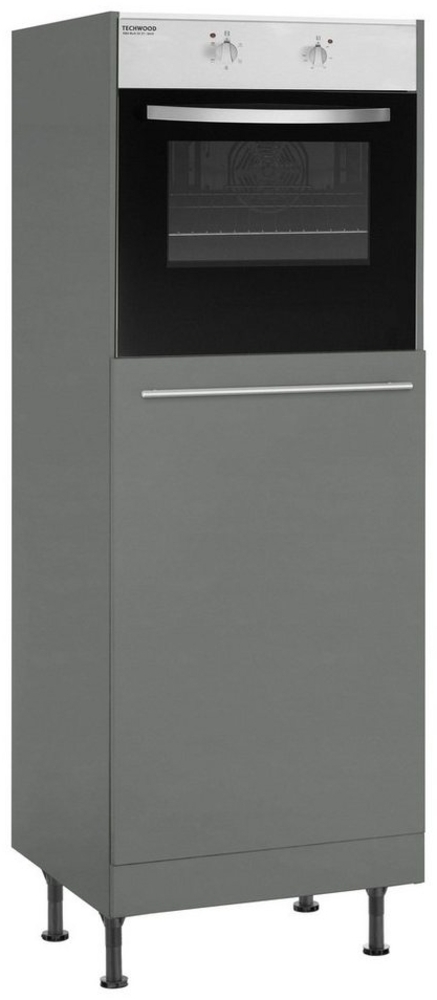 OPTIFIT Backofenumbauschrank Bern 60 cm breit, 176 cm hoch, höhenverstellbare Stellfüße, mit Metallgriff Bild 1