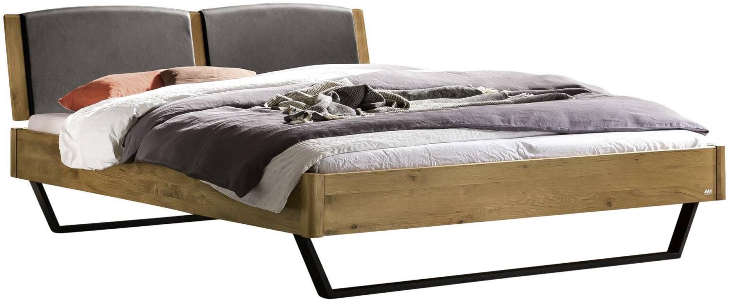 Hasena Lounge Marola 180x200 Wildeiche natur, geölt - Fusshöhe 20 cm Massivholzbett Bild 1