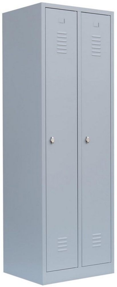 Steelboxx Spind für 2 Personen Kleiderspind 180x60x50cm Umkleideschrank (1-St) Komplett verschweißt und montiert keine Montage erforderlich Bild 1