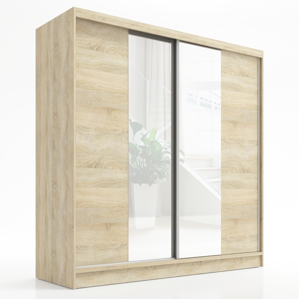 A&J MöbelLand Schwebetürenschrank DUO mit Spiegel Bild 1