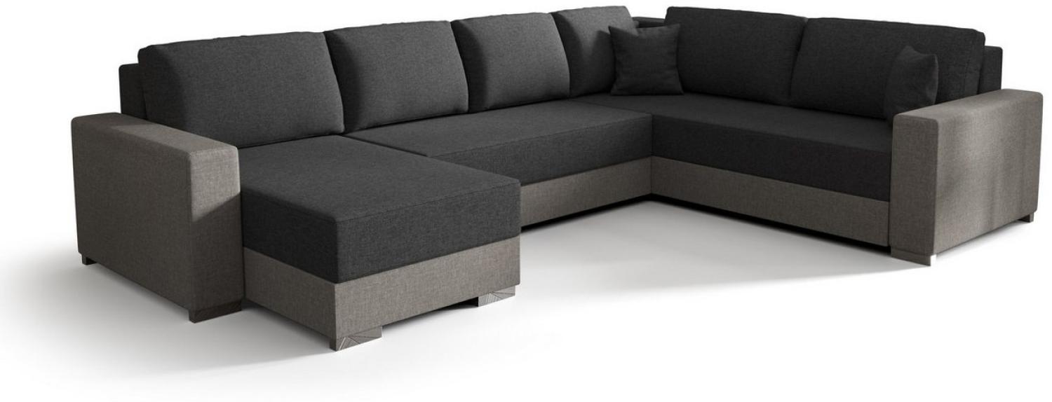 ALTDECOR Wohnlandschaft PRADI3, Couch mit Schlaffunktion, Wohnzimmer - Wohnlandschaft Bild 1