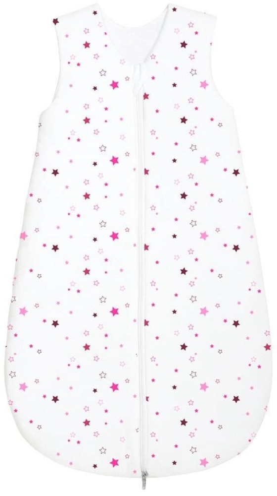 ODENWÄLDER BABYNEST Allrounder Jersey-Schlafsack Sterne Gr.70, Pink & Blackberry 1455-1/1447 Gr. 70 Bild 1