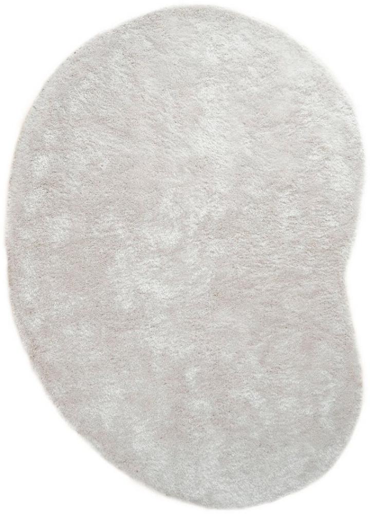 Bruno Banani Hochflor-Teppich Dana Bean shape, besondere Form, weich, Mikrofaser Teppiche, U-förmig, Höhe: 30 mm, organische Form, uni, Wohnzimmer, Schlafzimmer, Esszimmer Bild 1