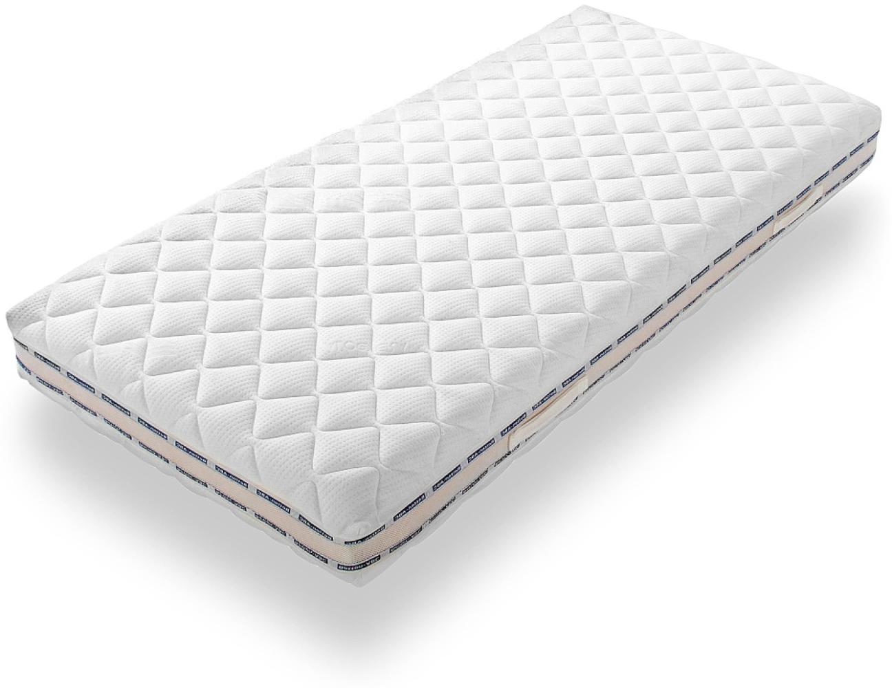 Betten-ABC Studio Lotus – 7-Zonen-Kaltschaum Matratze mit 3D-Würfelschnitt und Aloe Vera Bezug, Größe: 100x200, Härtegrad: H3 Bild 1
