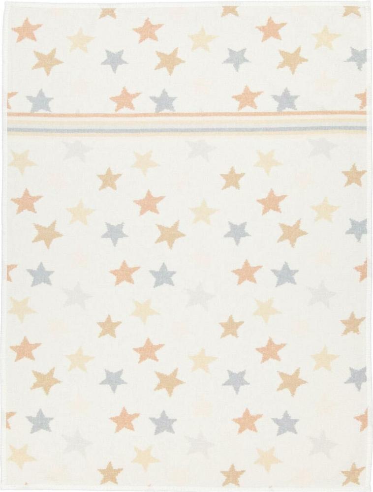 Feiler Babydecke Stars & Stripes weiß|75x100 cm Bild 1