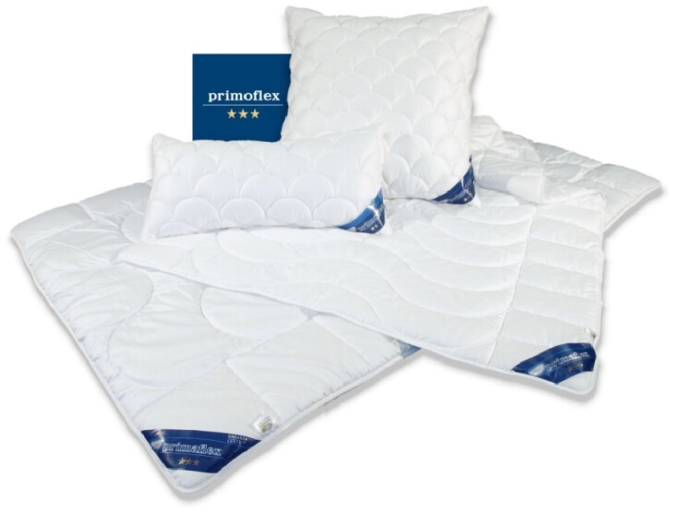 Faserdecke Sommer Bettdecke - Leicht Steppbett - Garanta primoflex 135x200 cm Bild 1