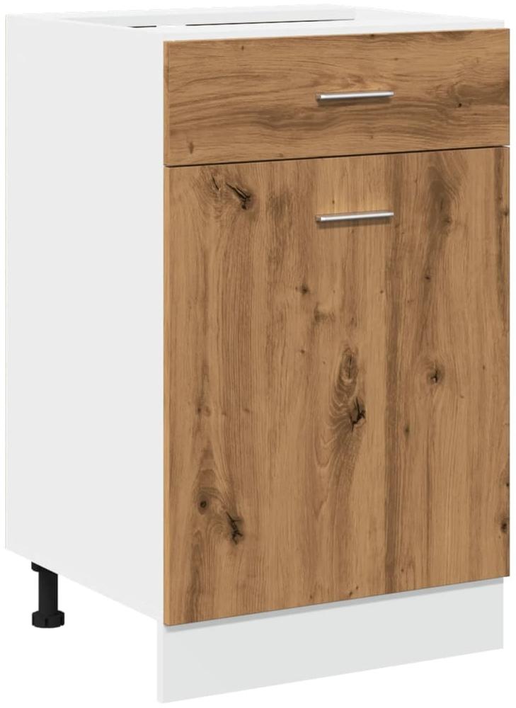 vidaXL Schubunterschrank Lyon Artisan-Eiche 50x46x81,5 cm Holzwerkstoff 856087 Bild 1