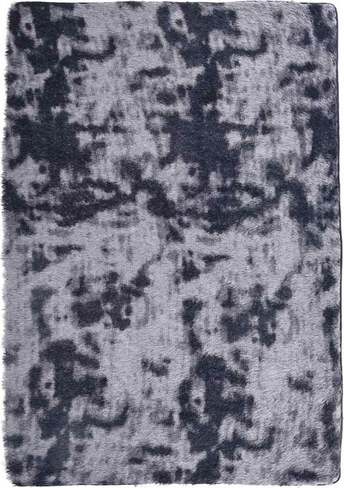 vidaXL Teppich Shaggy Hochflor NAVARRA Dunkelgrau 120x170 cm Polyester 4102824 Bild 1