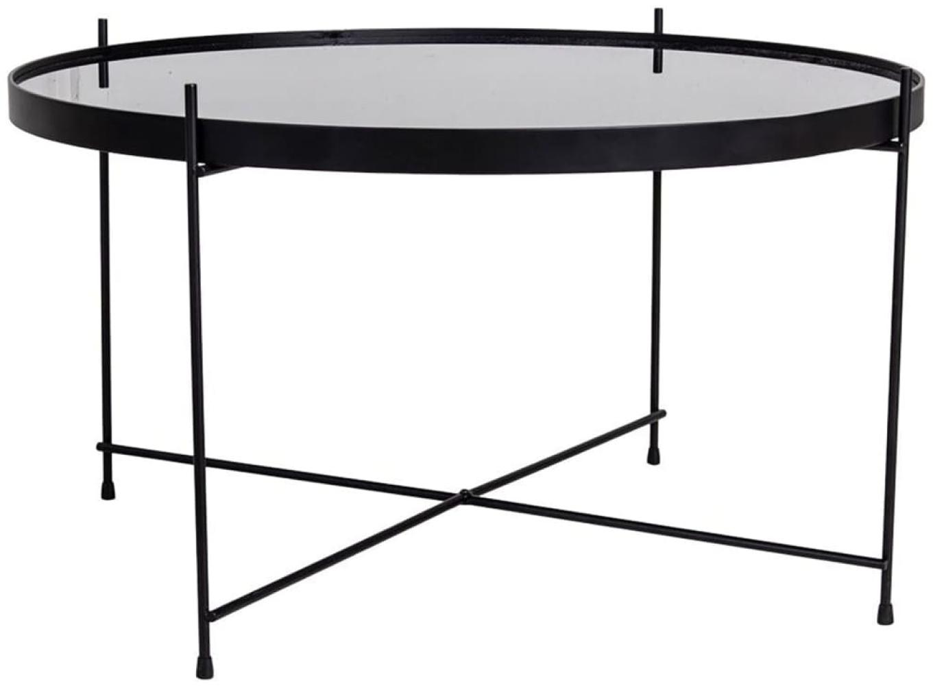 Eleganter Couchtisch VENEDIG schwarz ca. ø70xh40cm Bild 1