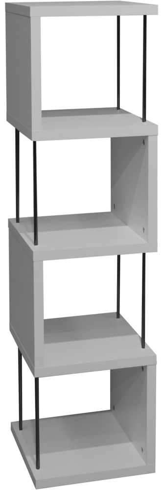 Maeusbacher Sticks Regal kreidegrau matt lack BxHxT: 33 x 126 x 33 cm Bild 1