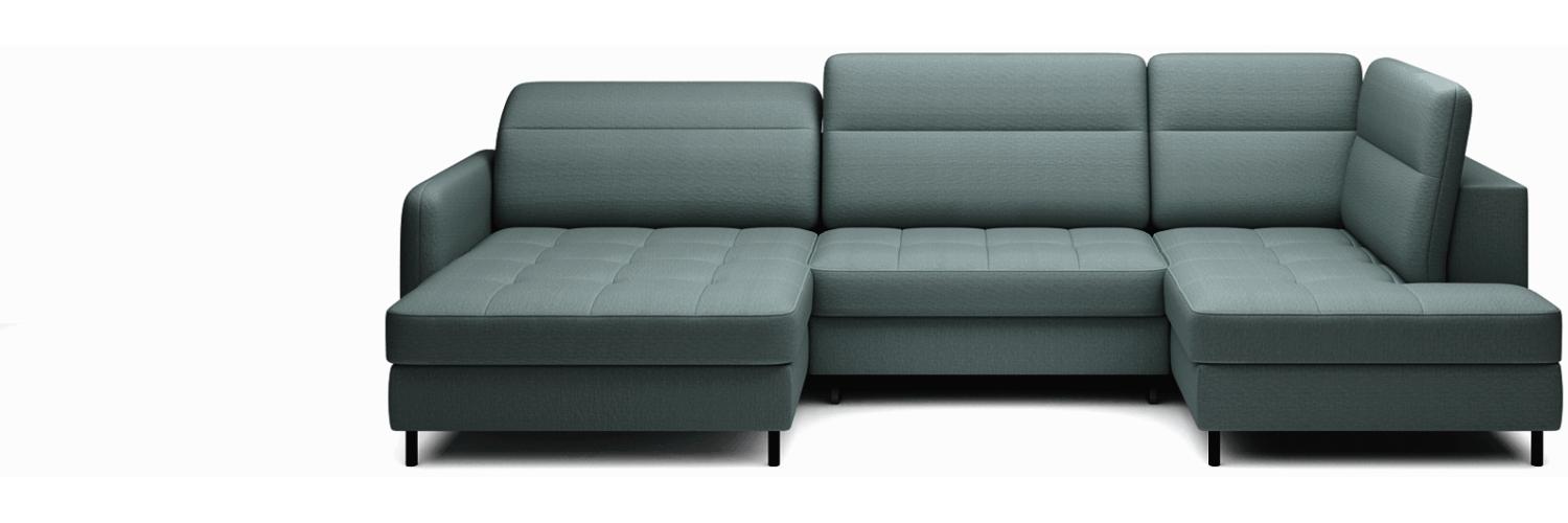 ELTAP 'Berrto' Ecksofa,, Grün, 300x130, Rechts Bild 1