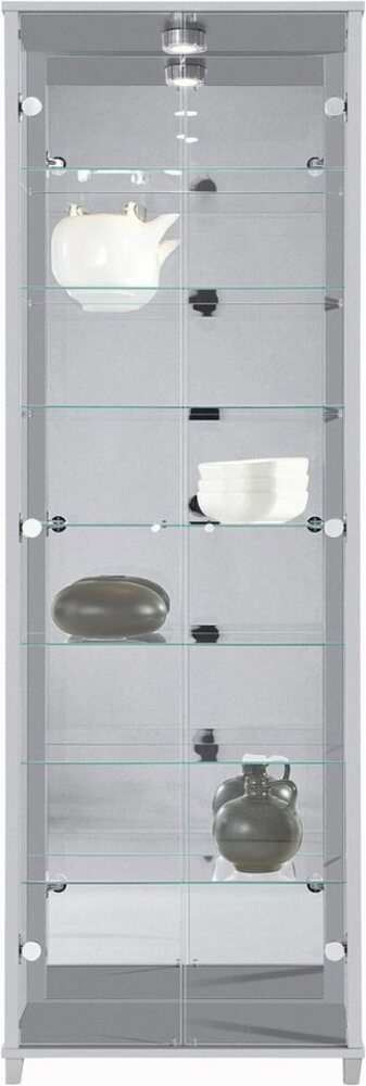 fif möbel Vitrine OPTIMA Standvitrine/Glasvitrine 2x Glastür,perfekt für Sammler,Sammlervitrine Bild 1