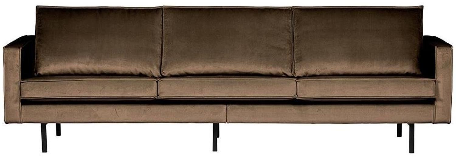 Rodeo Sofa 3-Sitzer Samt, Taupe Bild 1