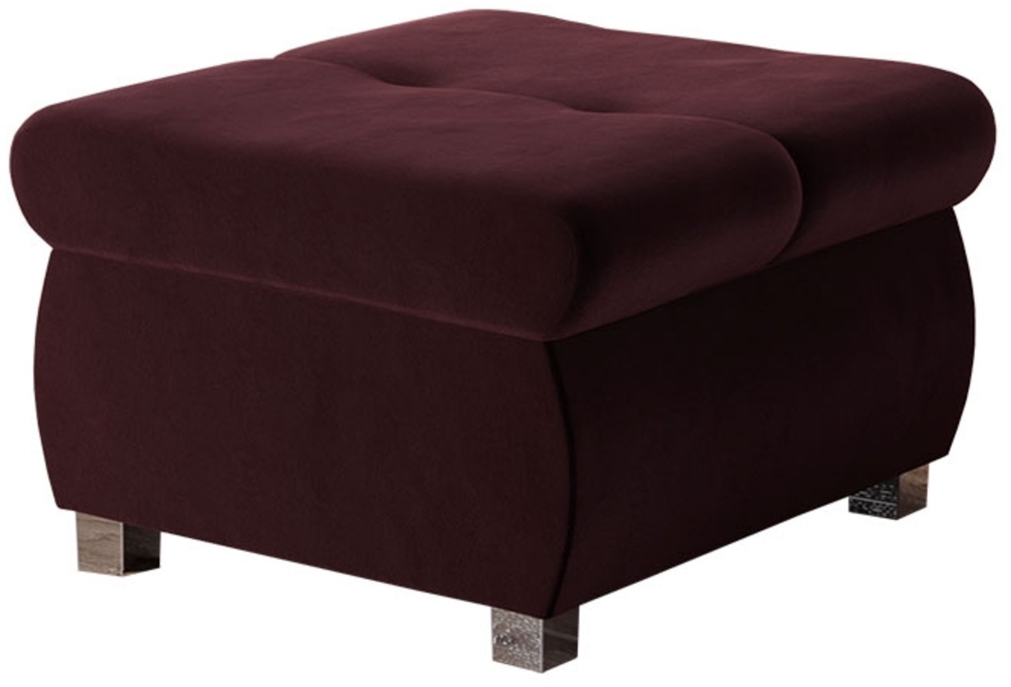 Polsterhocker Orkan Klein (Farbe: Magic Velvet 2202) Bild 1