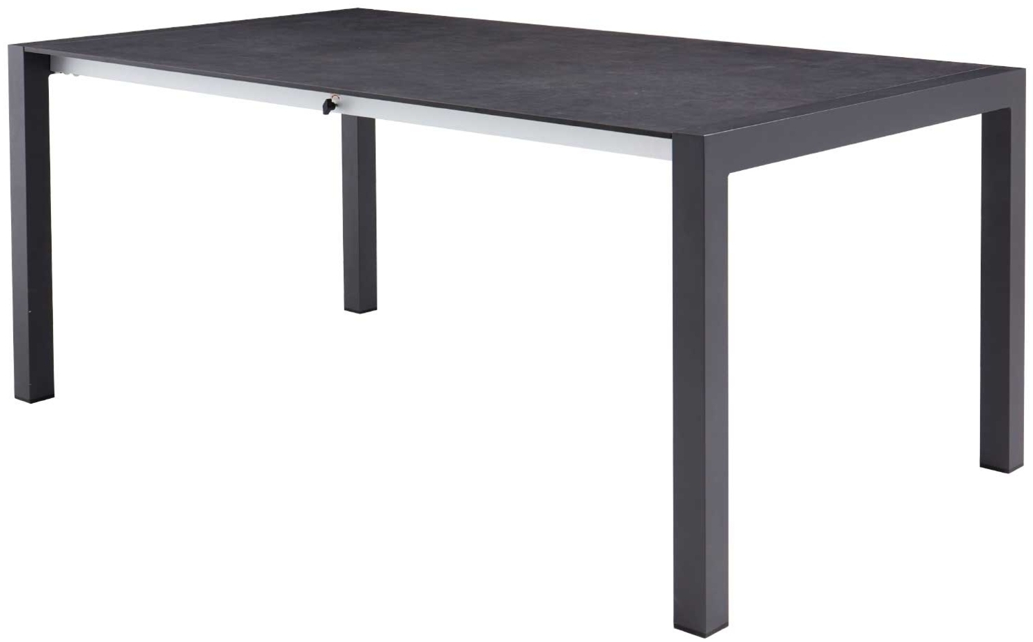 Gartentisch Alina II, Kunststoff, Grau, Schwarz, 180 x 74 x 100 cm Bild 1