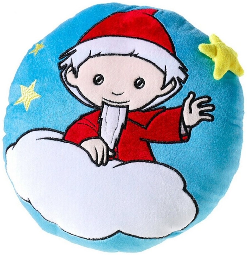 Sandmann Kissen Wolke und Sterne Dekokissen rund 25 cm Bild 1