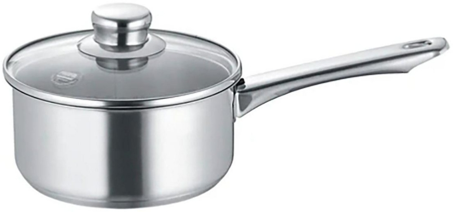 Berndes Kochtopf NEW ROMA, Ø 16 cm, mit Glasdeckel, Edelstahl 18/10, mit Stielgriff, Induktion Bild 1