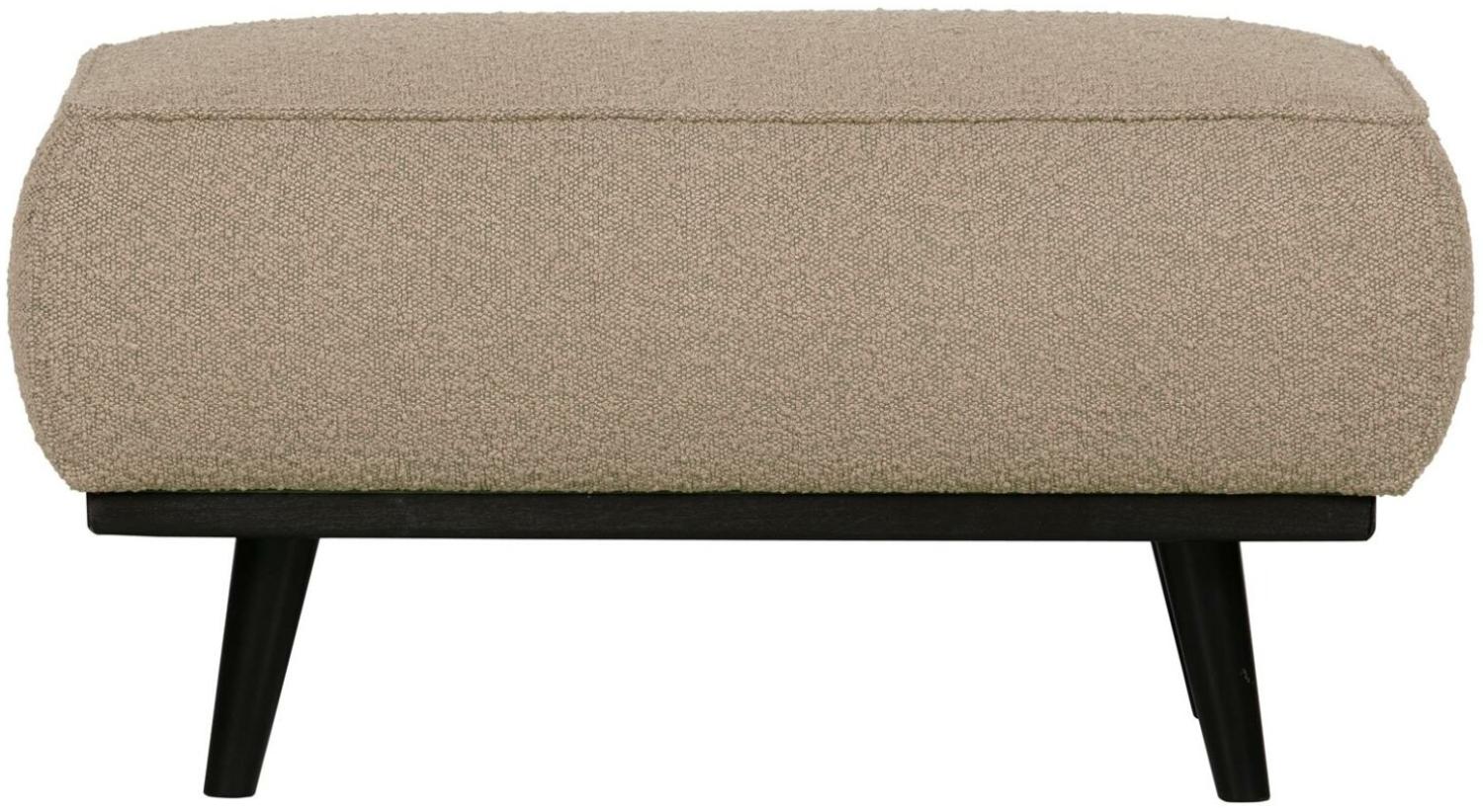 Hocker Statement - Bouclé Beige Bild 1