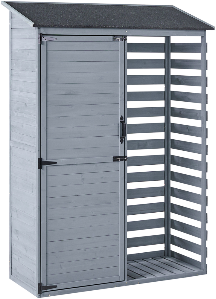 Werkzeugschuppen CENGIO 130 cm 57 cm Grau Bild 1