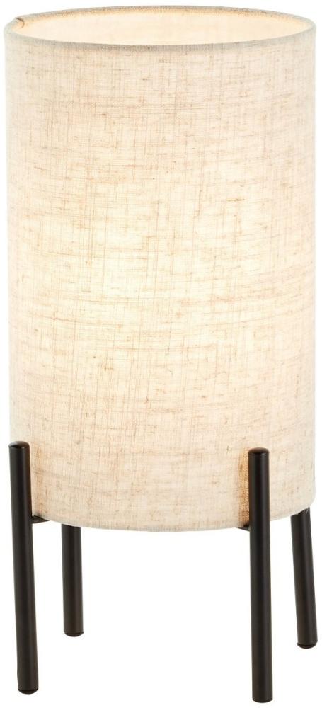Brilliant Leuchten No. 93151-76 Tischleuchte Fairhill 1-flammig E27 schwarz natur Bild 1