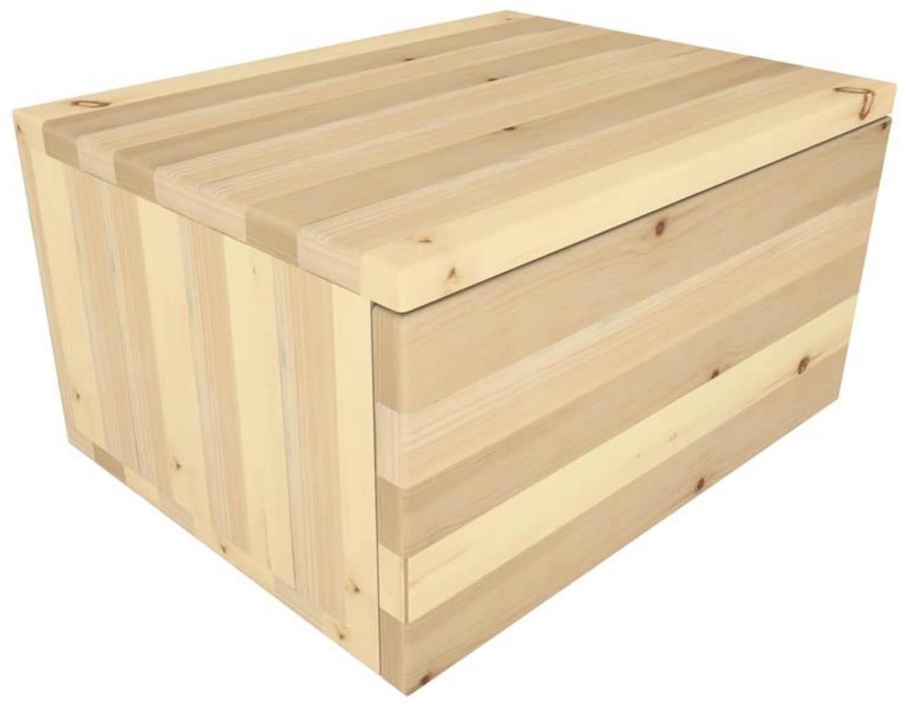 Nachtkästchen mit Schub 1 ohne Füße Zirbe Bild 1