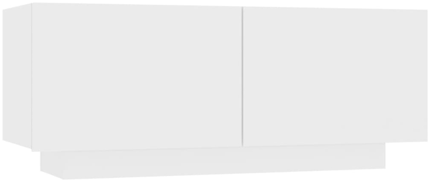 vidaXL TV-Schrank Weiß 100x35x40 cm Holzwerkstoff 804436 Bild 1
