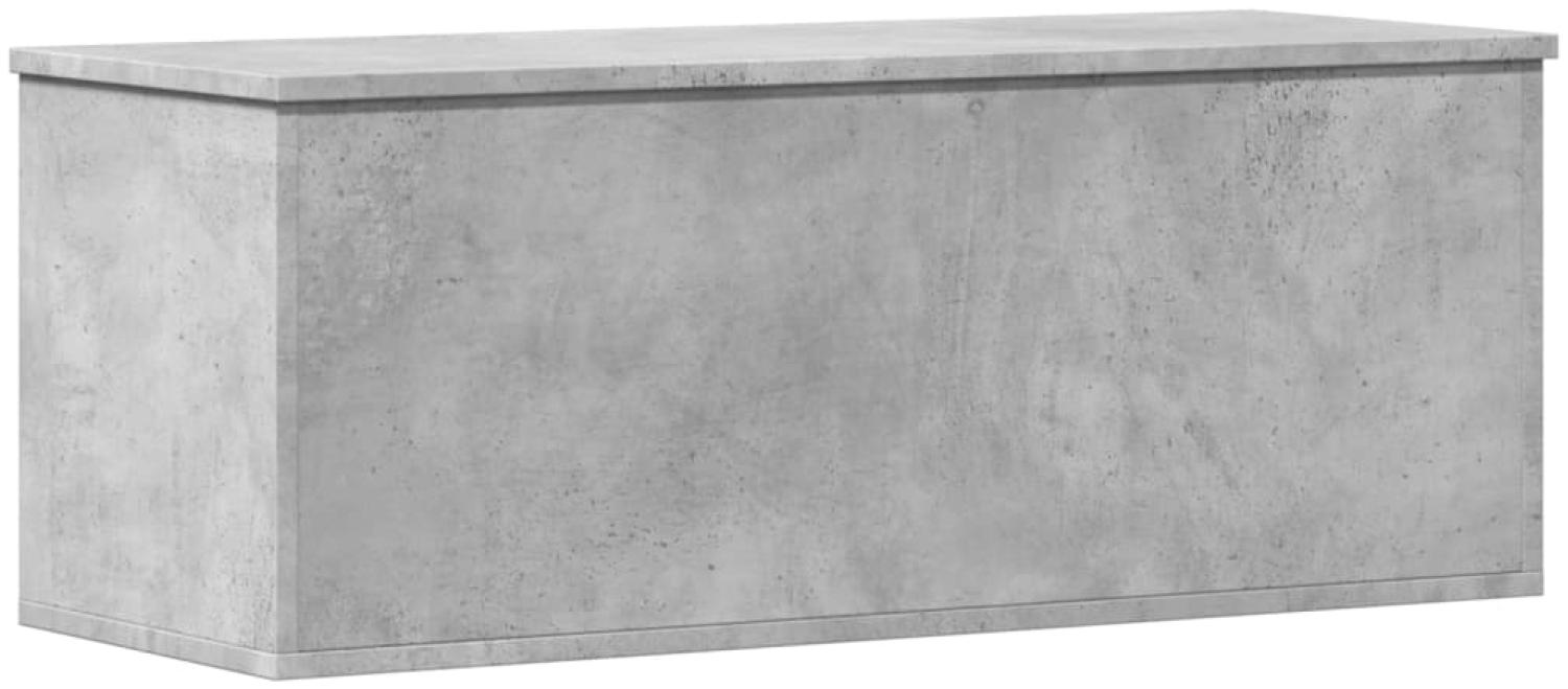 vidaXL Truhe Betongrau 90x35x35 cm Holzwerkstoff 840684 Bild 1