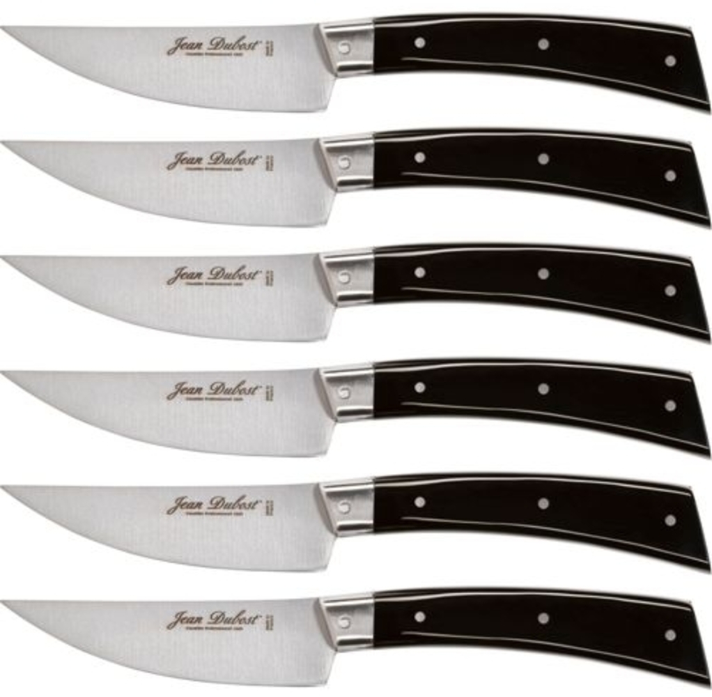 Laguiole Jean Dubost Steakmesser Set 6 tlg, Acrylic Bild 1