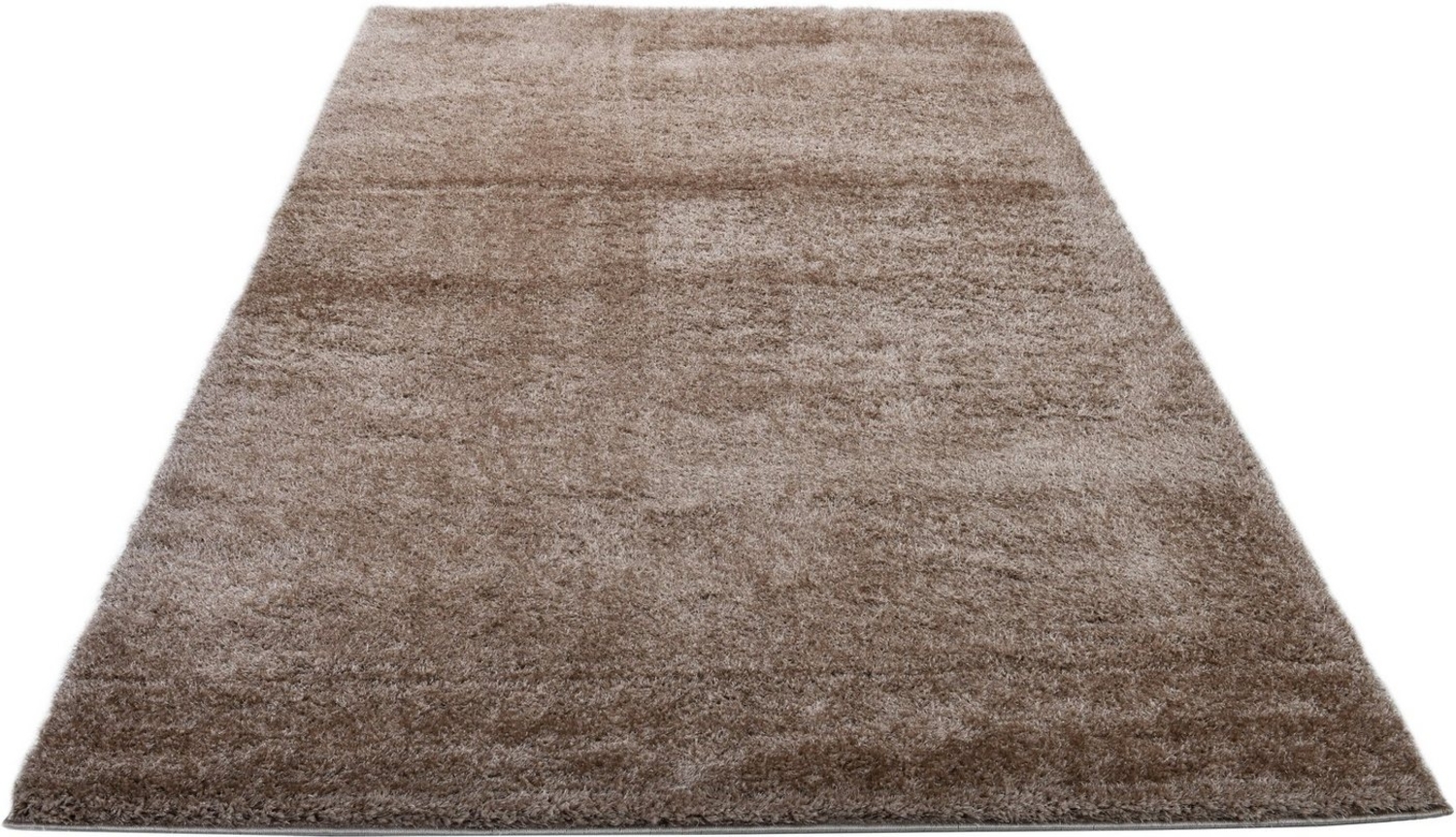 Home affaire Hochflor-Teppich Malin, rechteckig, Höhe: 43 mm, Shaggy in Uni-Farben, einfarbig, leicht glänzend, besonders weich Bild 1