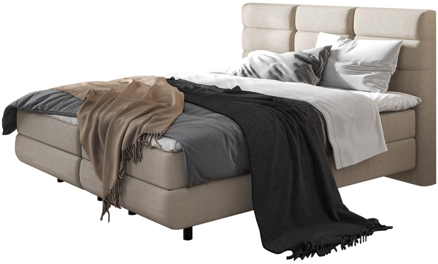 Boxspringbett Symphony, Beige, 160 x 200 cm Bild 1