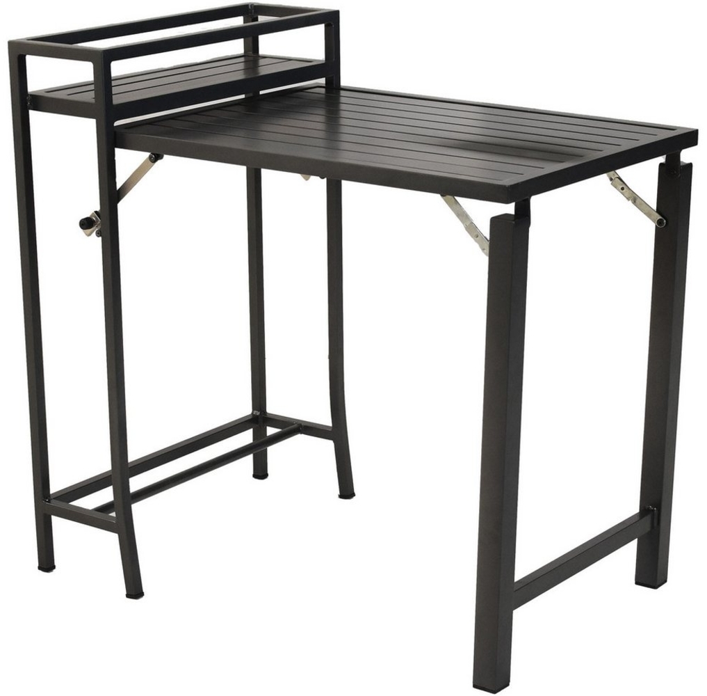 MERXX Gartentisch Balkonklapptisch (1-St), Tischplatte aus Aluminium, Tischplatte abklappbar Bild 1