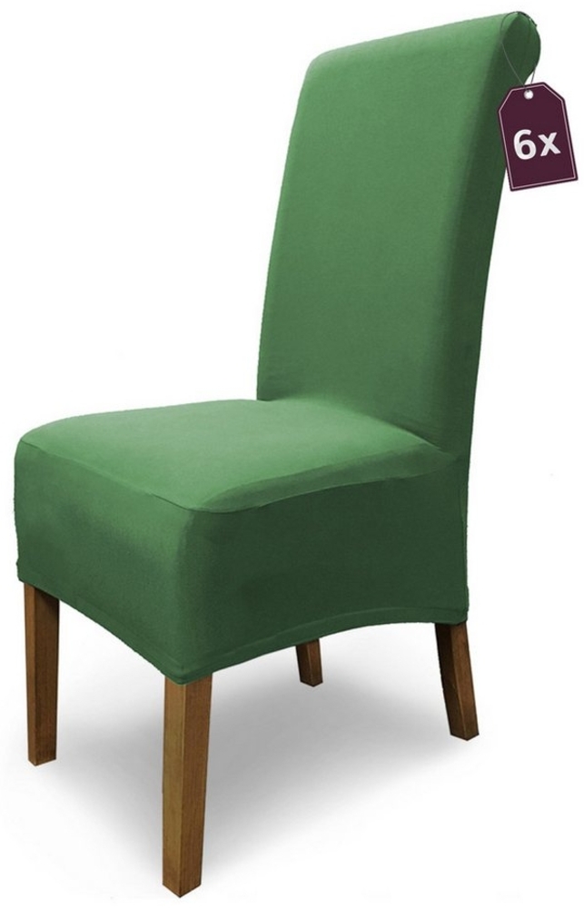 sh SCHEFFLER-HOME LIVE HOMESTYLE Stuhlhusse Moderner Stuhlbezug "Emma" aus elastischer Baumwolle, abnehmbarer & waschbarer Spannbezug für Stühle Bild 1