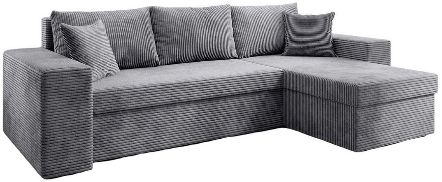 Luxusbetten24 Schlafsofa Designer Sofa Denver, mit Stauraum und Schlaffunktion Bild 1