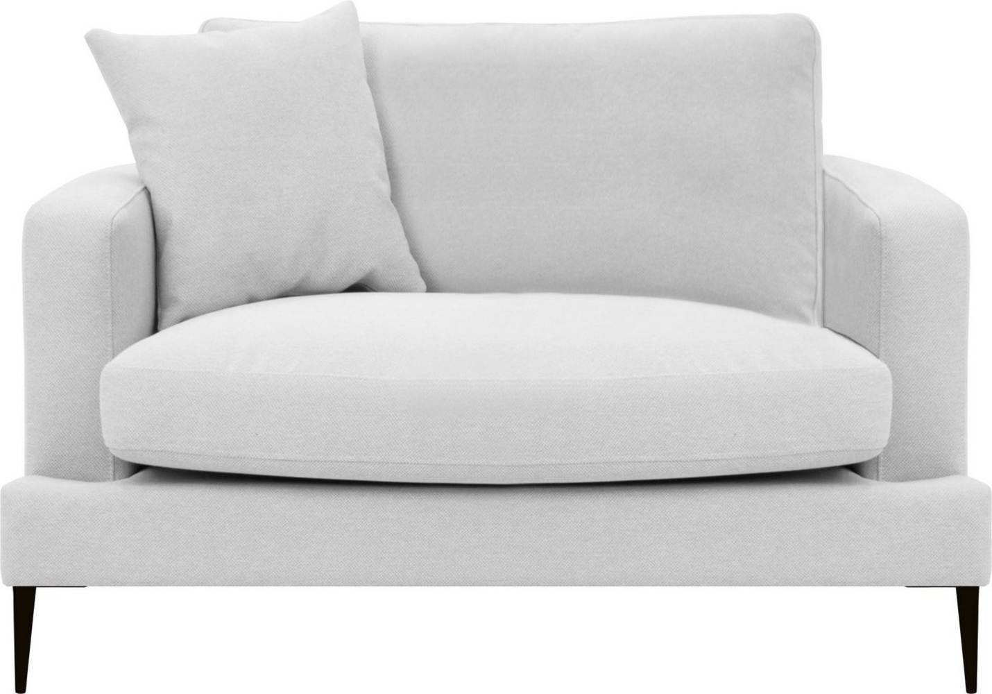 Leonique Sessel Cozy Loungesessel, Designersessel, Maße B/T/H: 91/97/80 cm, mit Metallbeinen und Zierkissen Bild 1